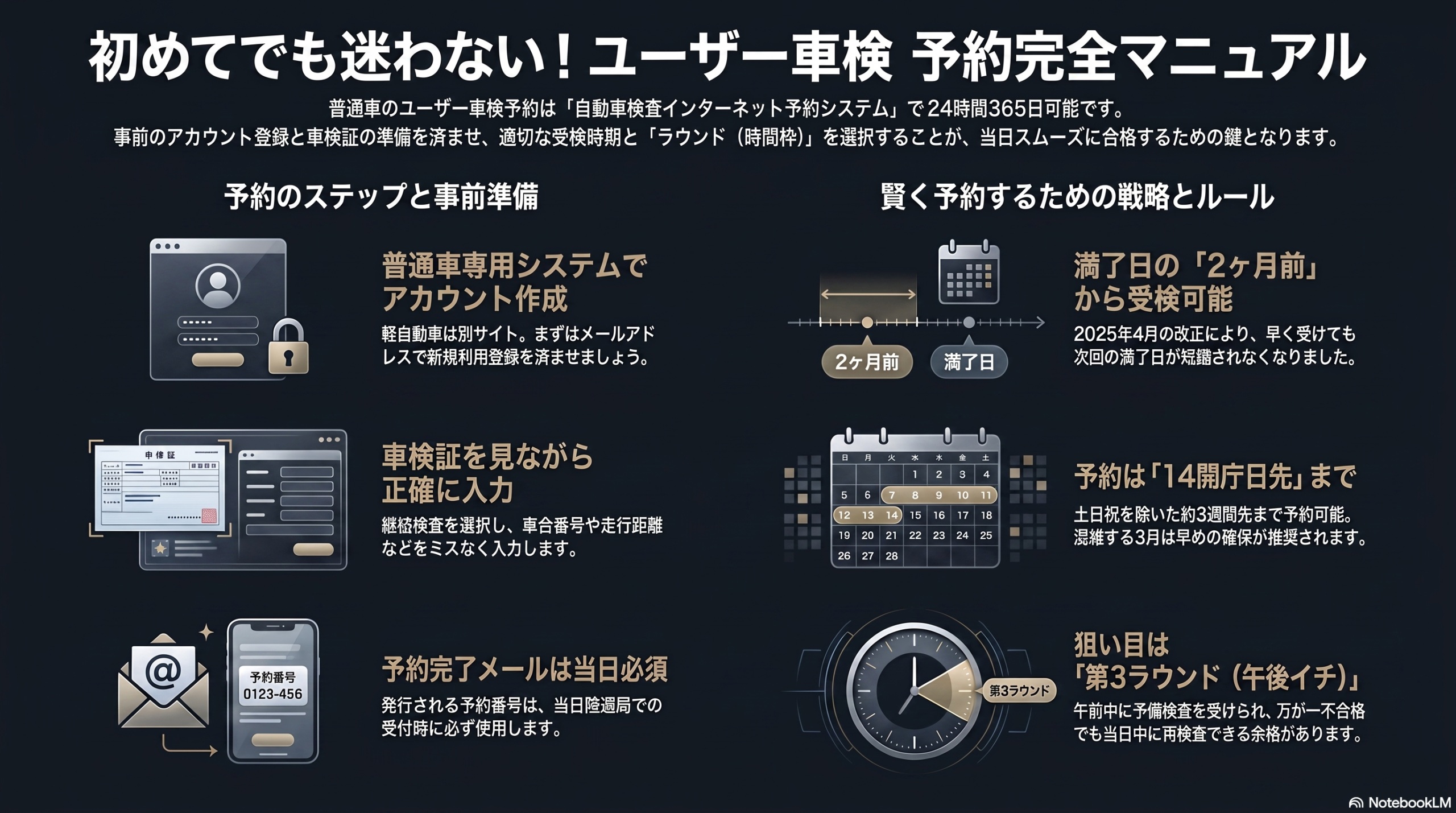 保存版】ユーザー車検の予約方法を全解説｜初めて操作する方向けに具体